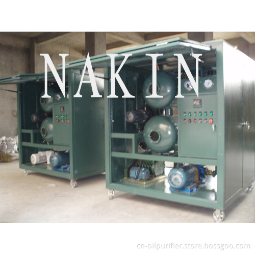 Double-Stage Vacuum Transformer Oil Seperator